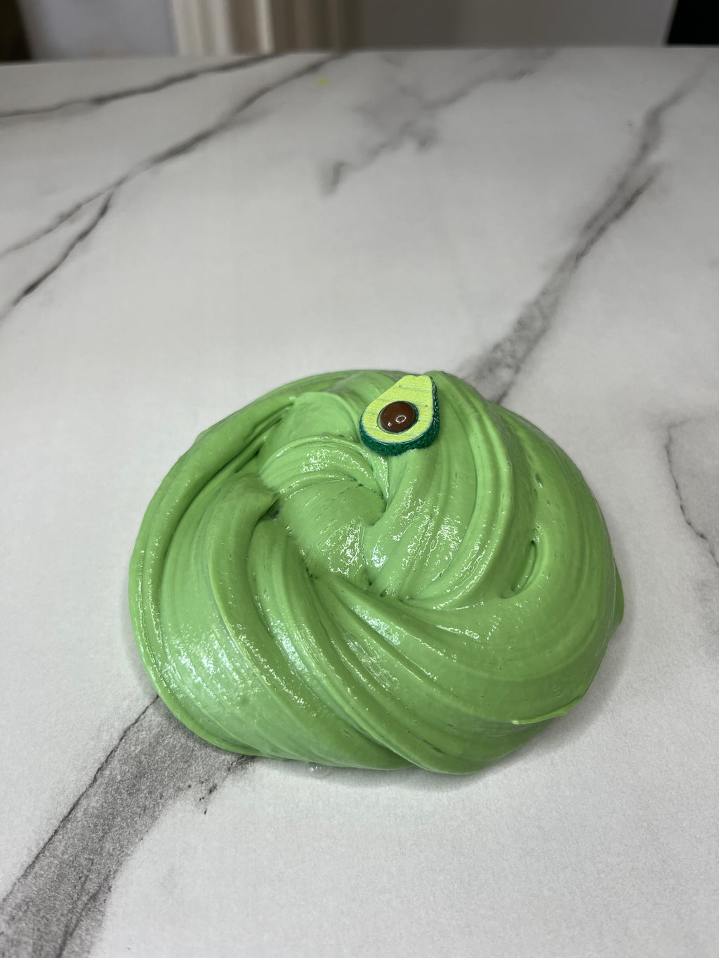 Green Fluffy slime