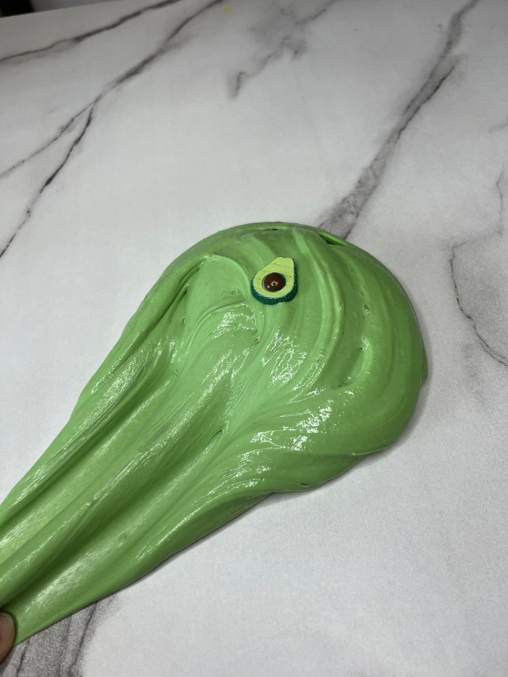 Green Fluffy slime