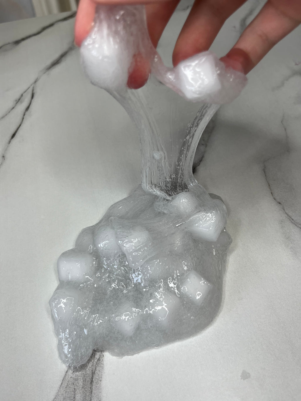 Clear Slime - Jelly cubes