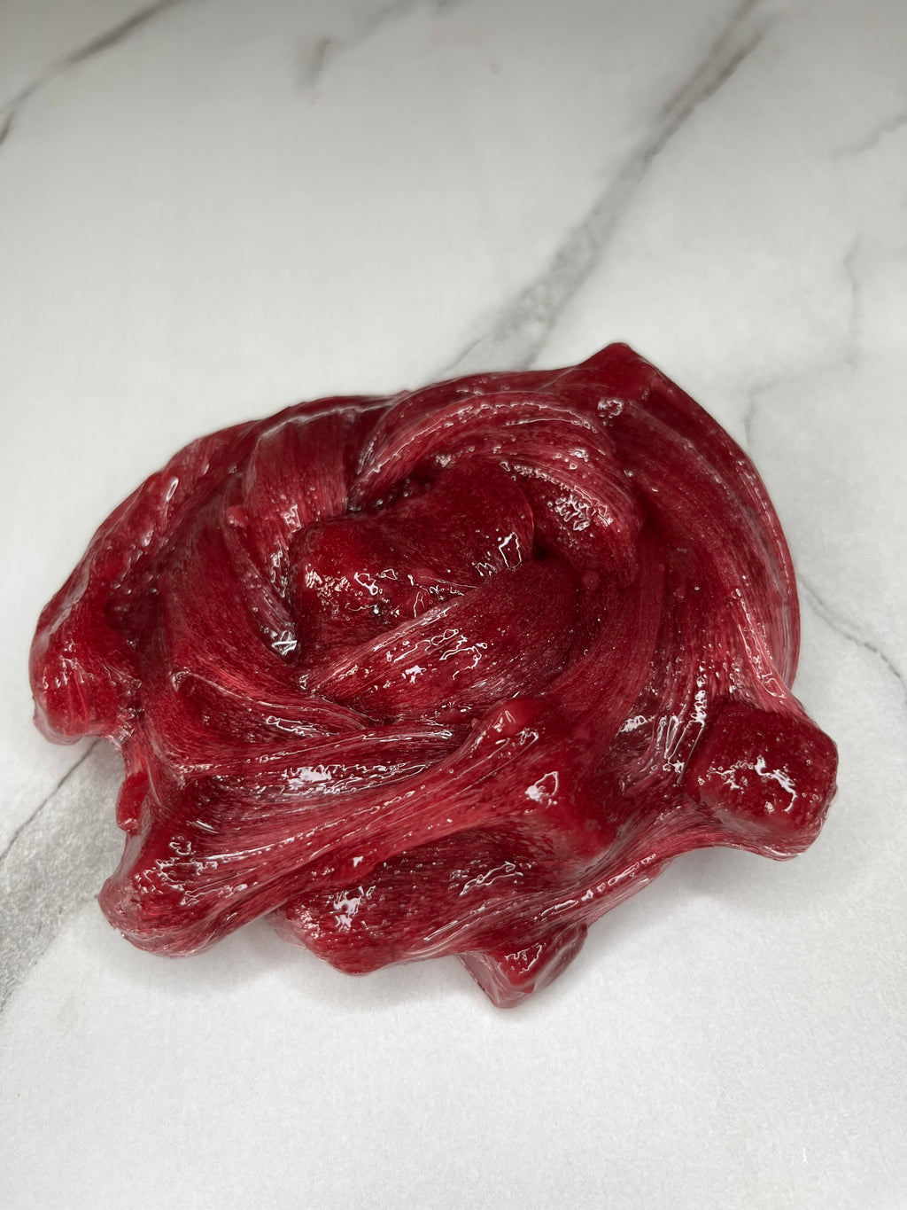 Cherry Clear Slime - Jelly Cubes