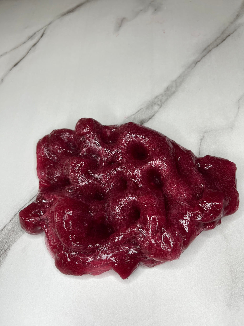 Cherry Clear Slime - Jelly Cubes