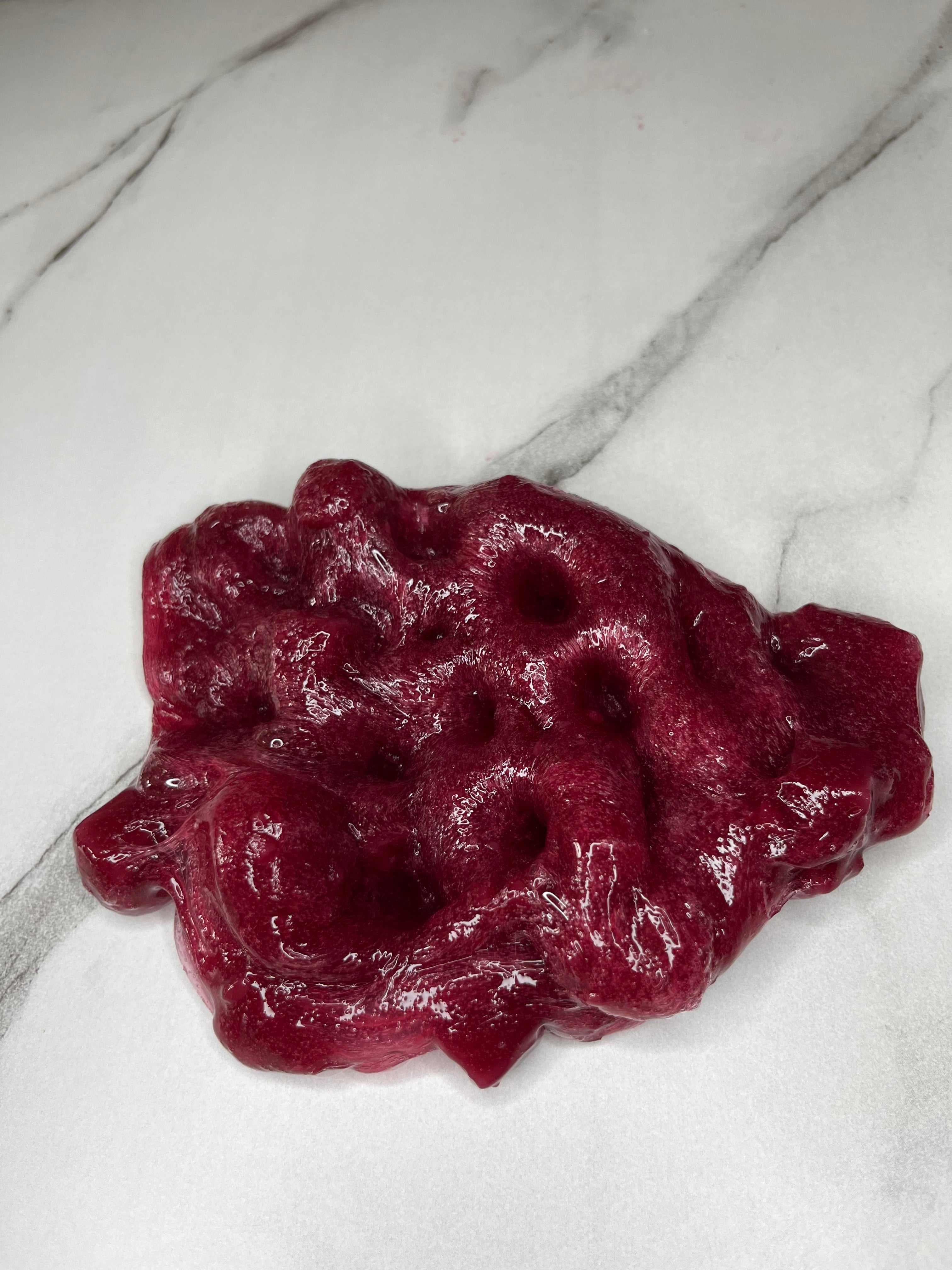 Cherry Clear Slime - Jelly Cubes