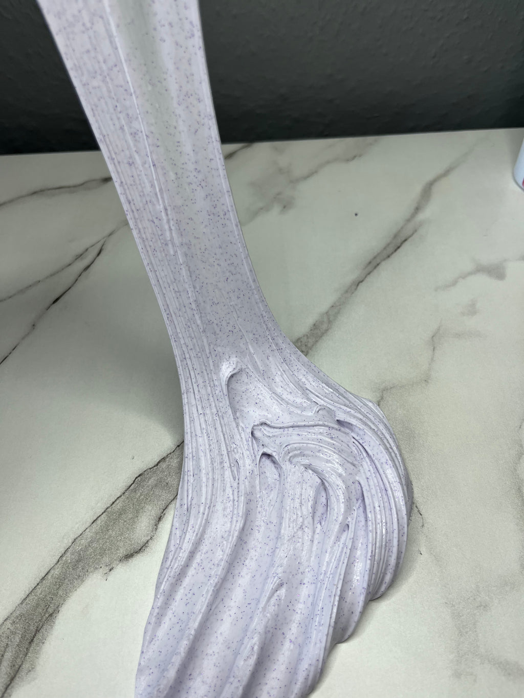 Pastel Purple Butter Slime - Glitter